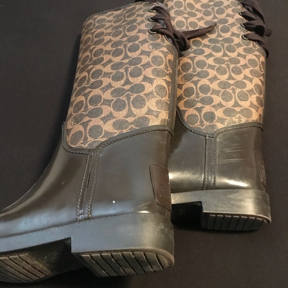 COPY - Coach Rain Boots.